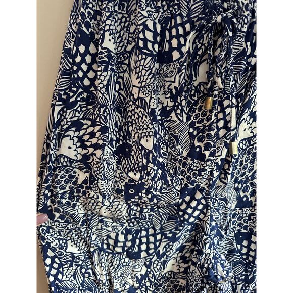 Lilly Pulitzer for target strapless jumpsuit with fish print - Picture 3 of 8